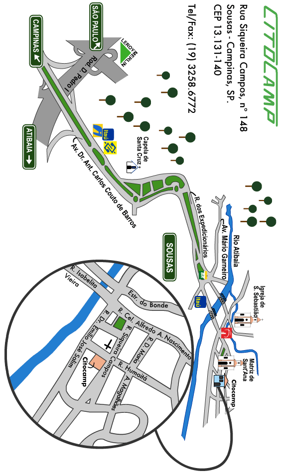 mapa de localização